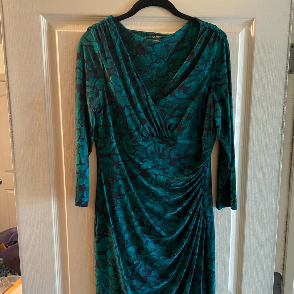 Ralph Lauren V neck Dress Size 10
